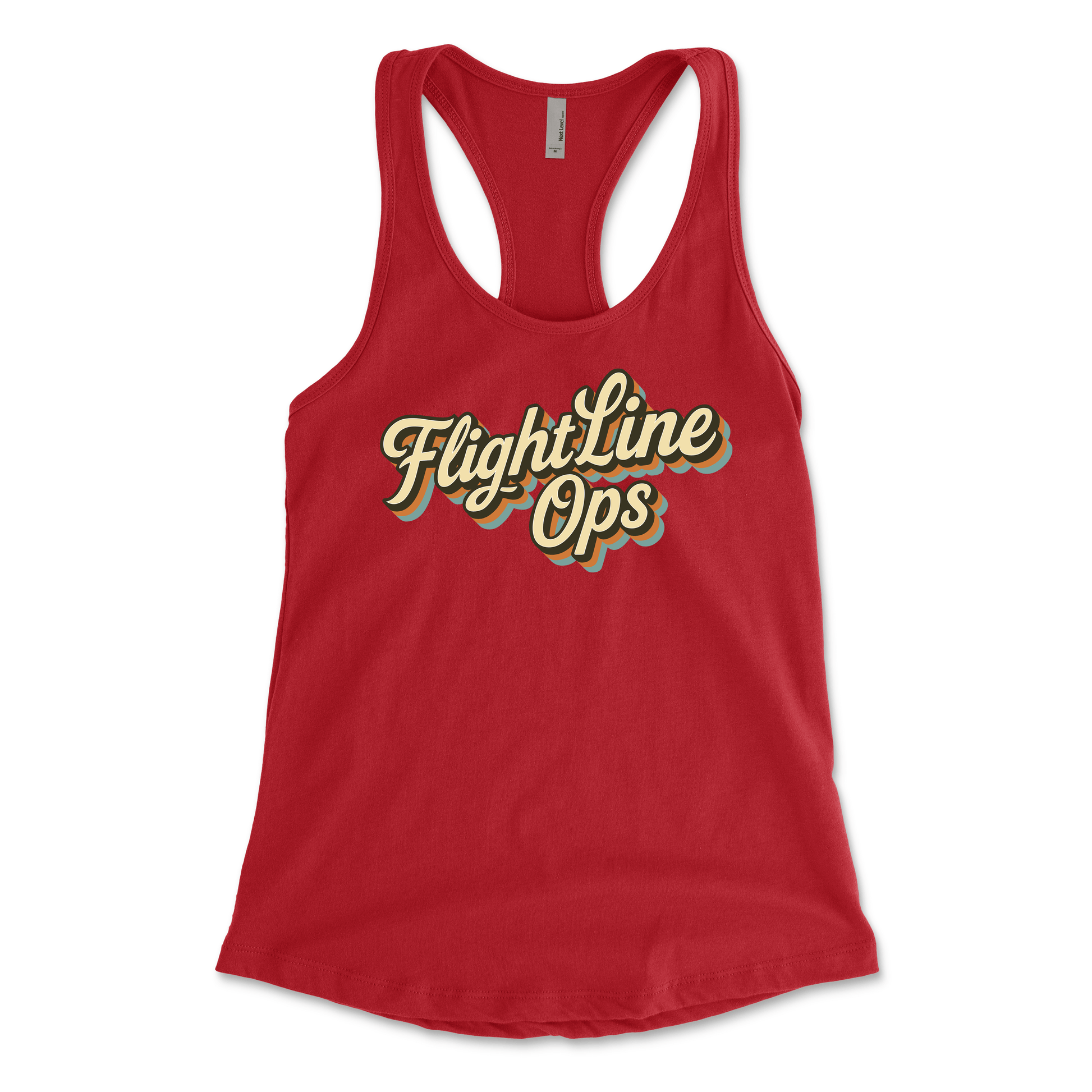 Flightline Ops Aloha Script Women's Racerback