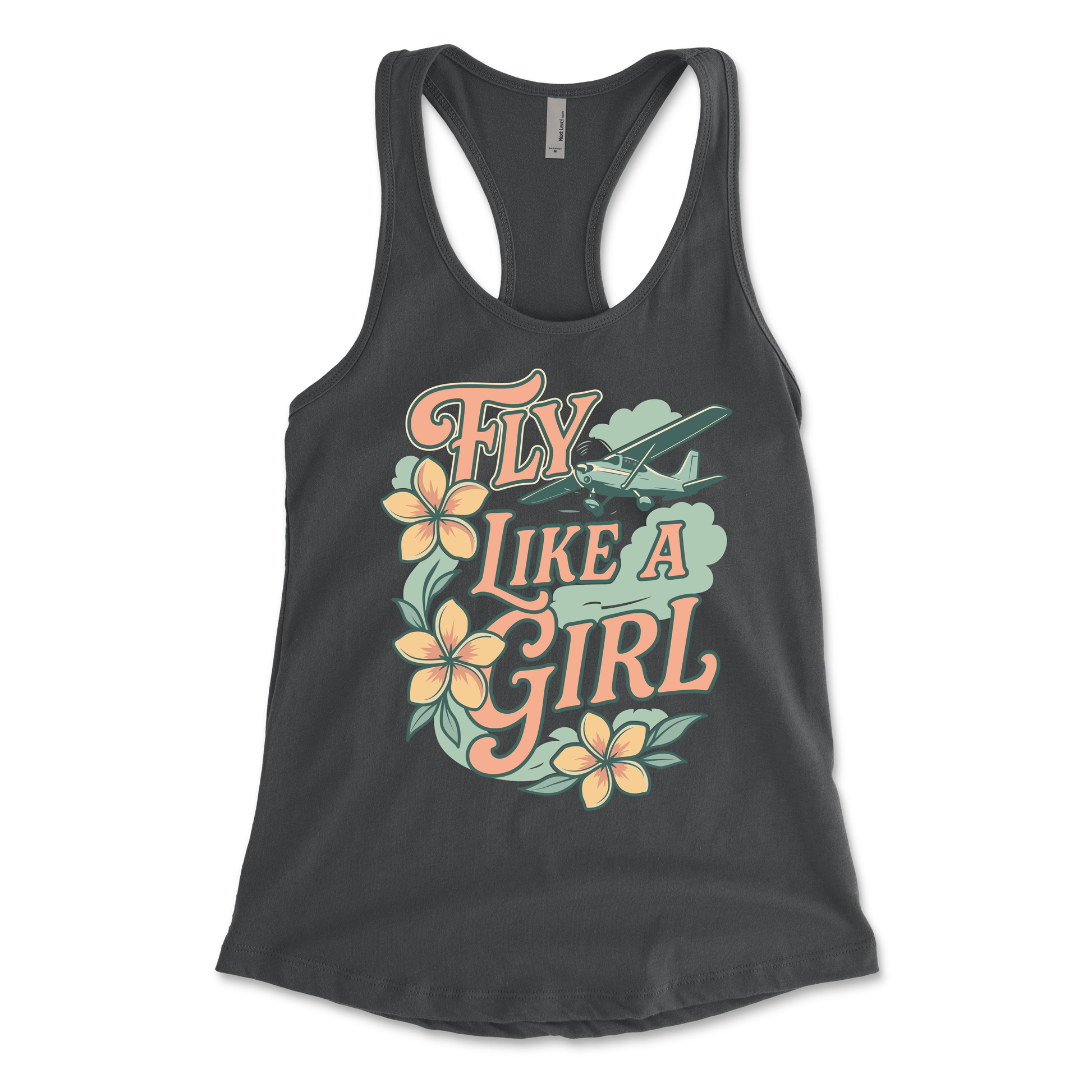 Flightline Ops Plumeria Women's Racerback