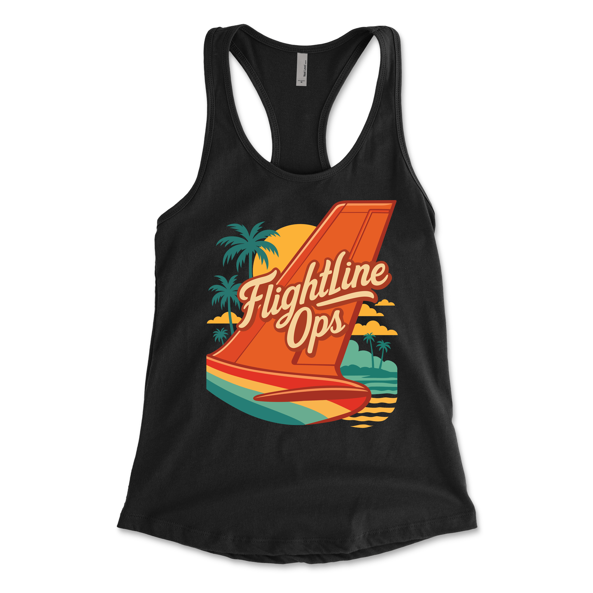 Flightline Ops Tail Women's Racerback