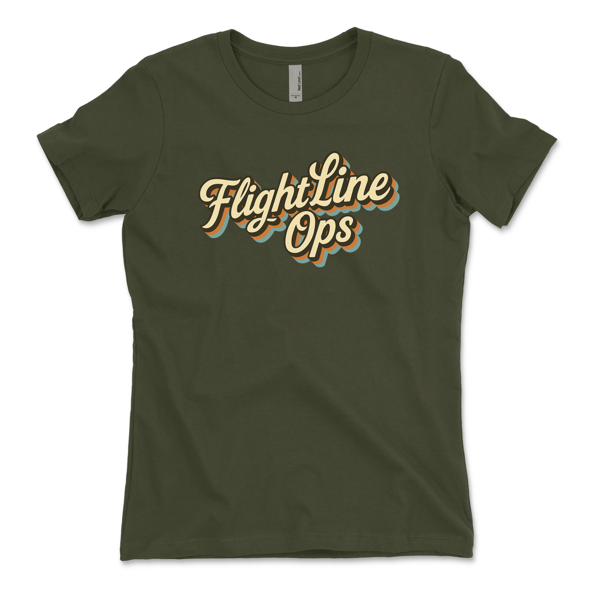 Flightline Ops Aloha Script Women's T-Shirt