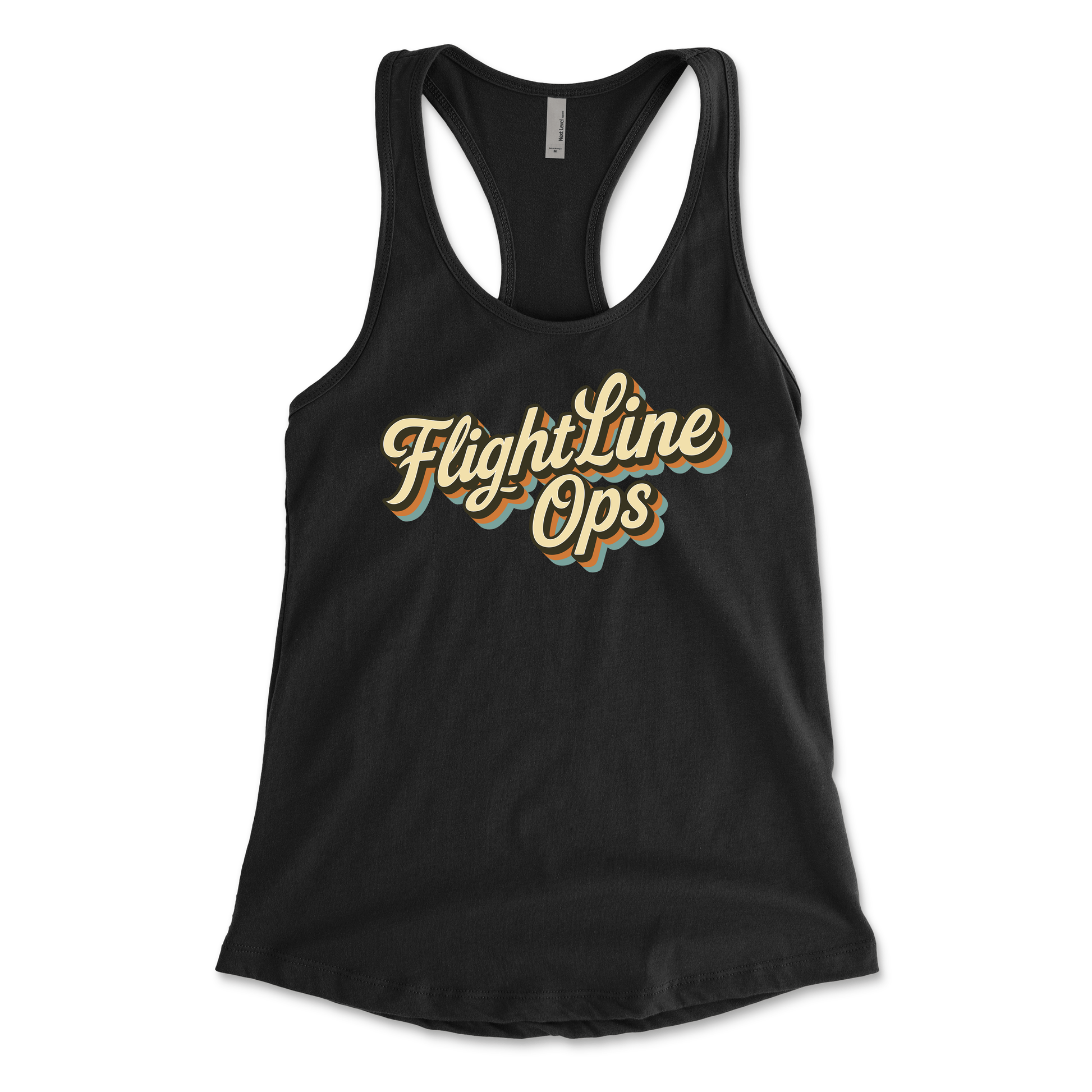 Flightline Ops Aloha Script Women's Racerback