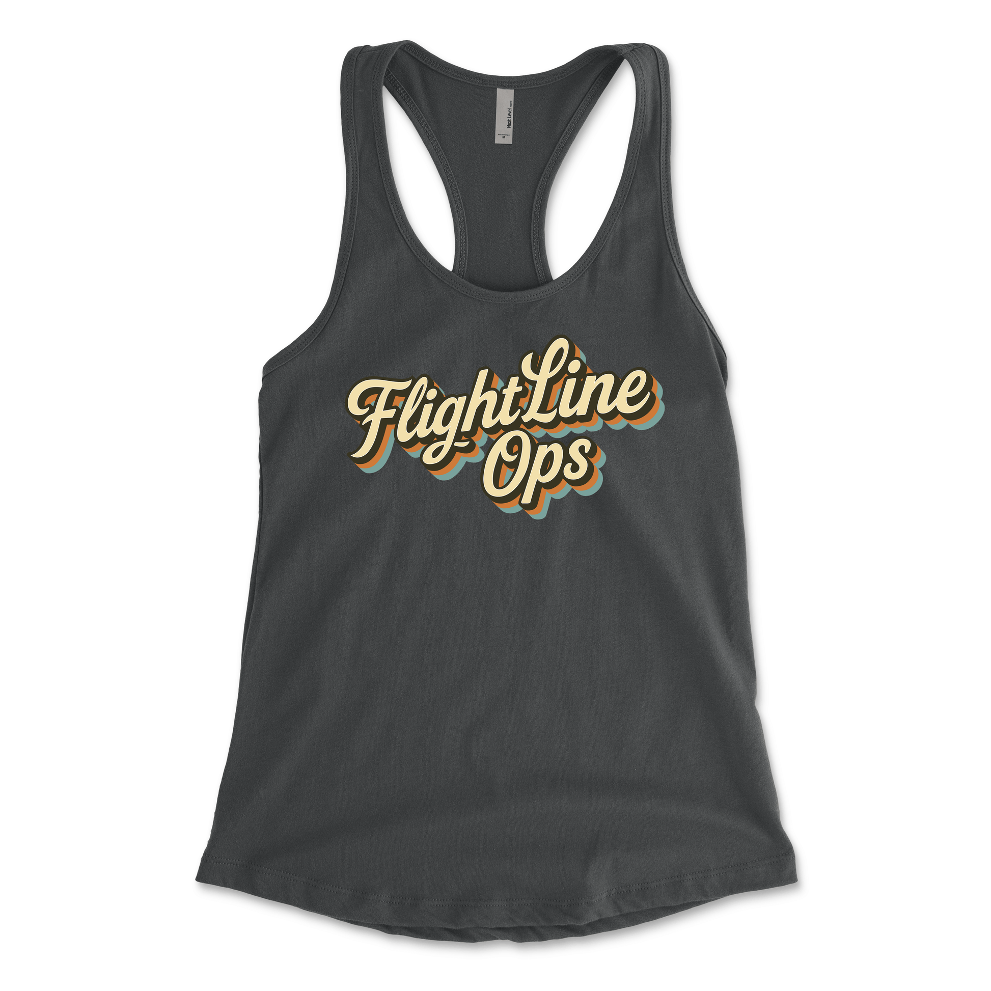 Flightline Ops Aloha Script Women's Racerback