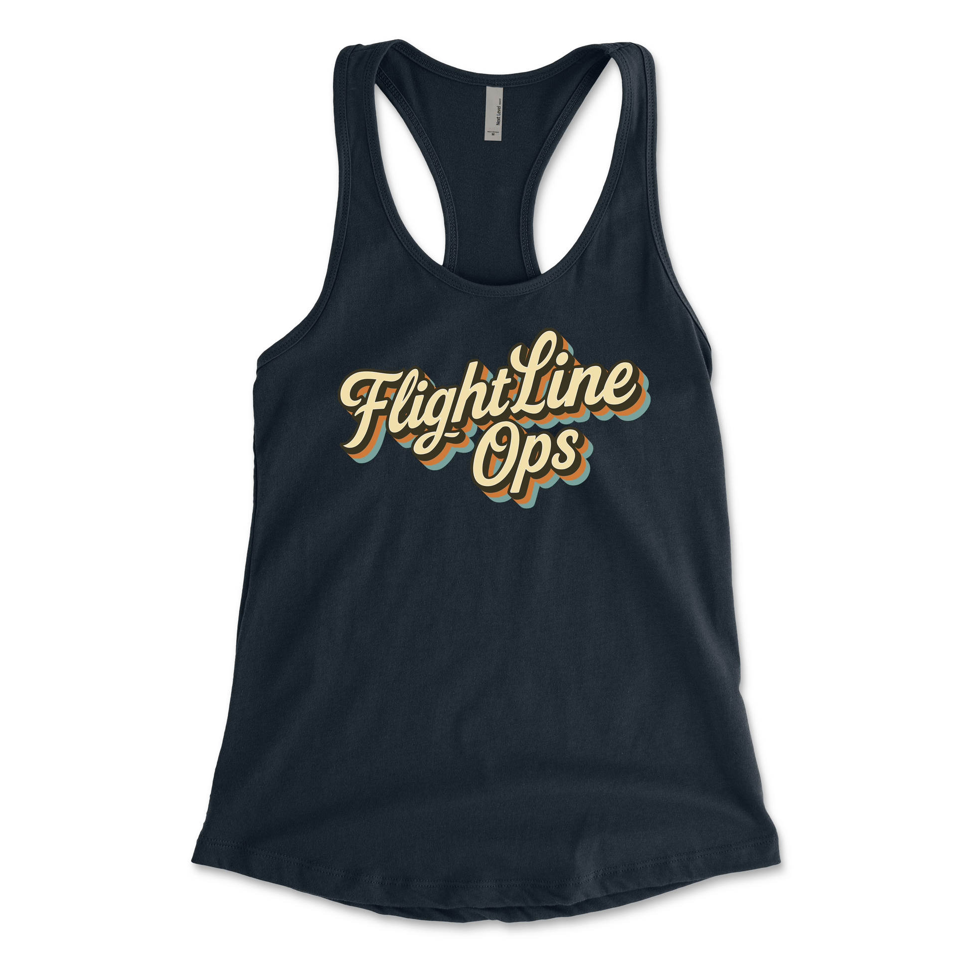 Flightline Ops Aloha Script Women's Racerback