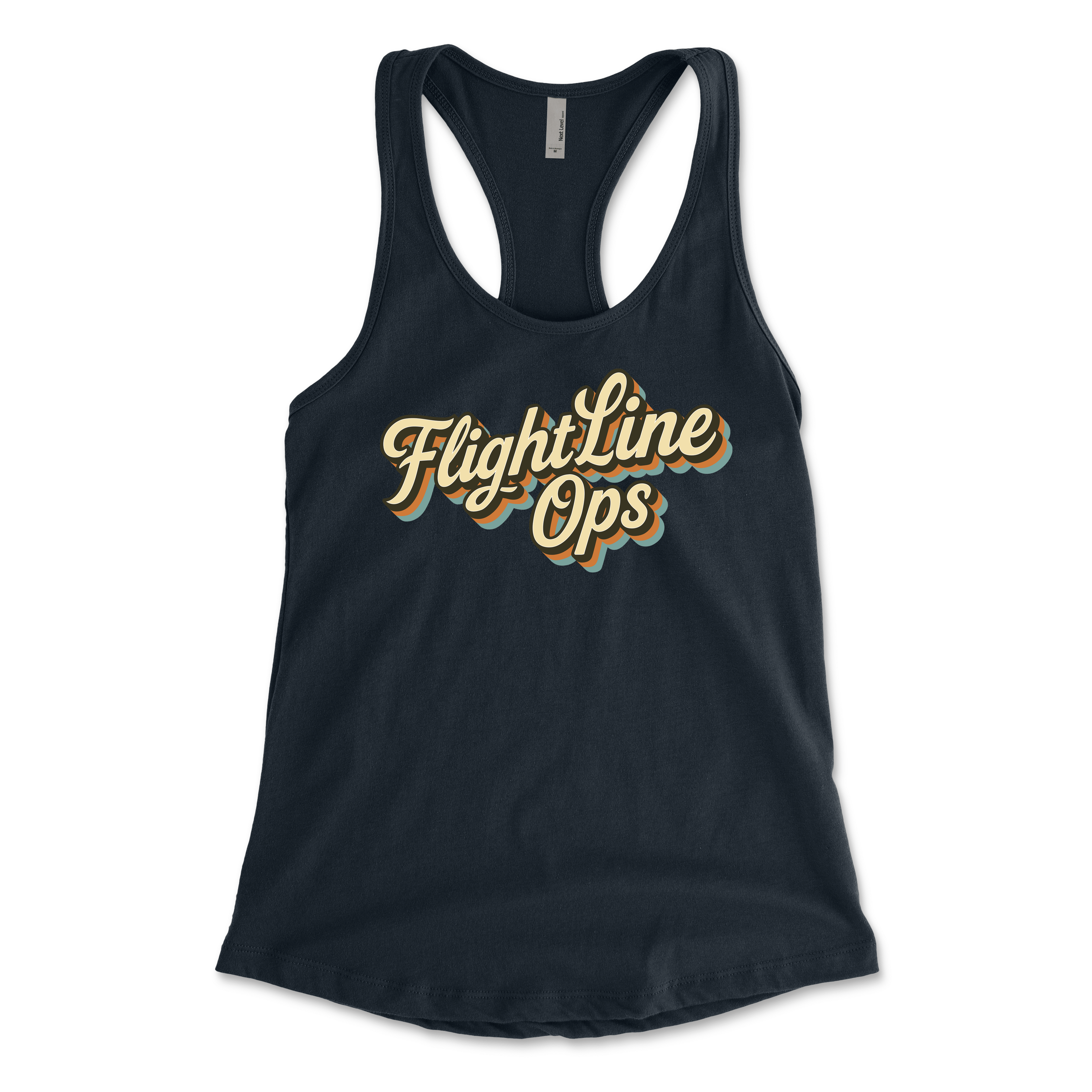Flightline Ops Aloha Script Women's Racerback