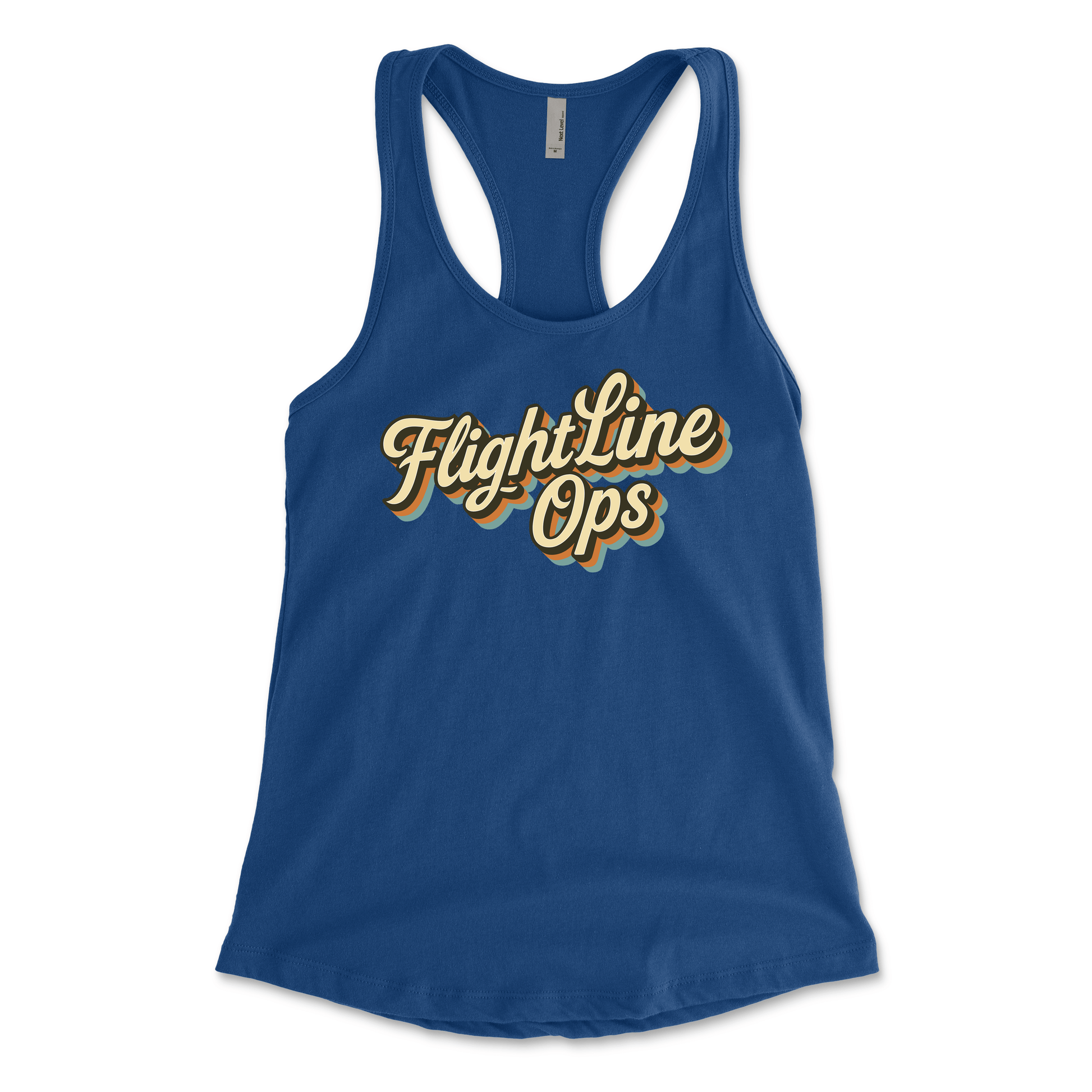 Flightline Ops Aloha Script Women's Racerback