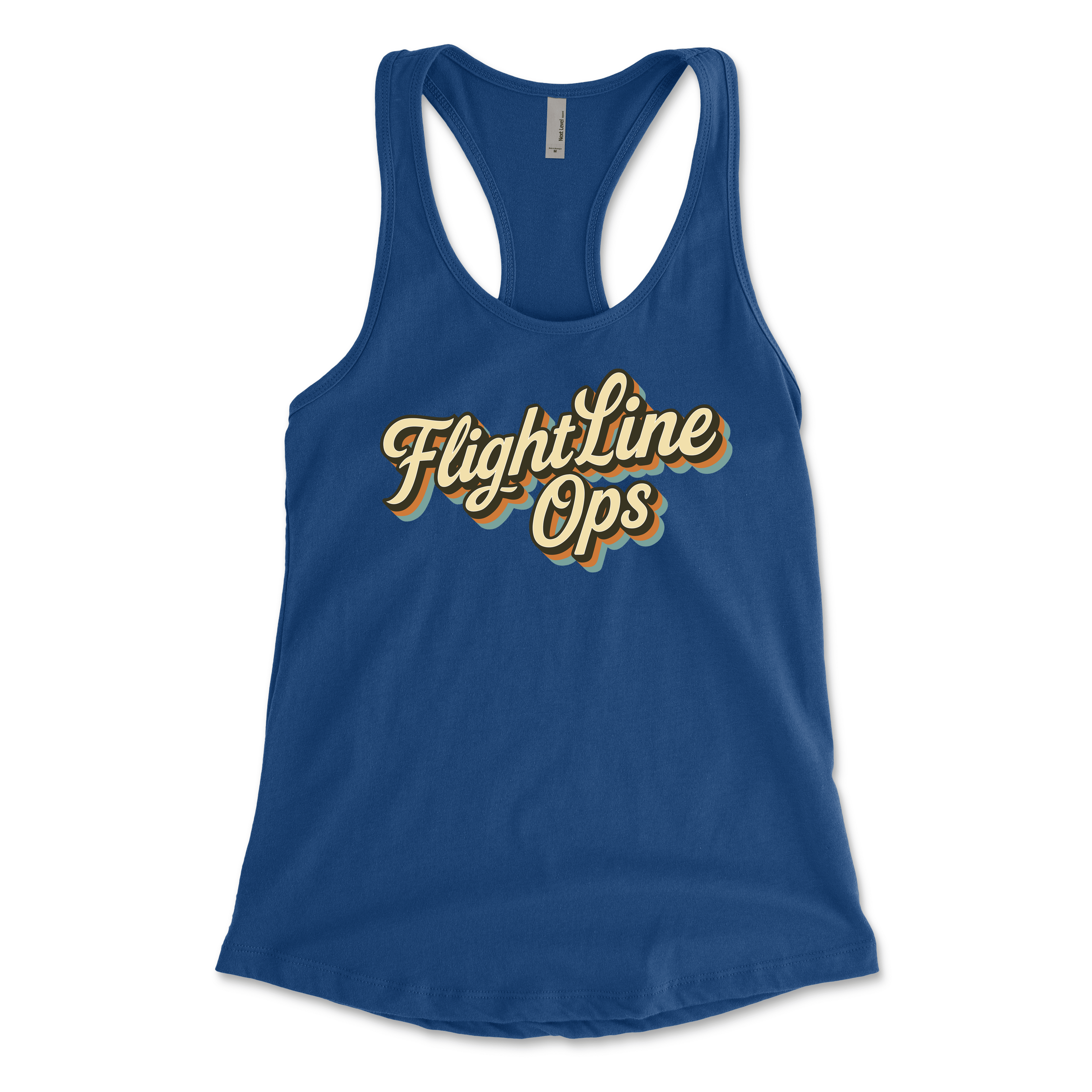 Flightline Ops Aloha Script Women's Racerback