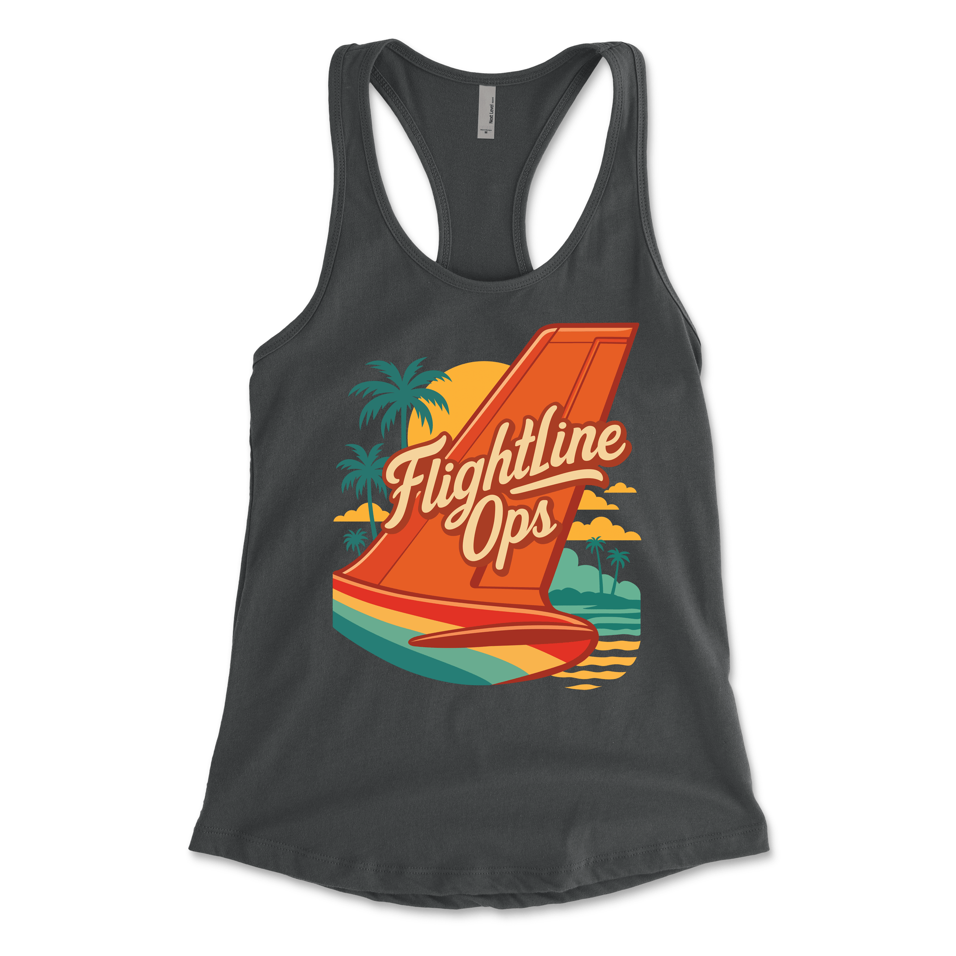 Flightline Ops Tail Women's Racerback