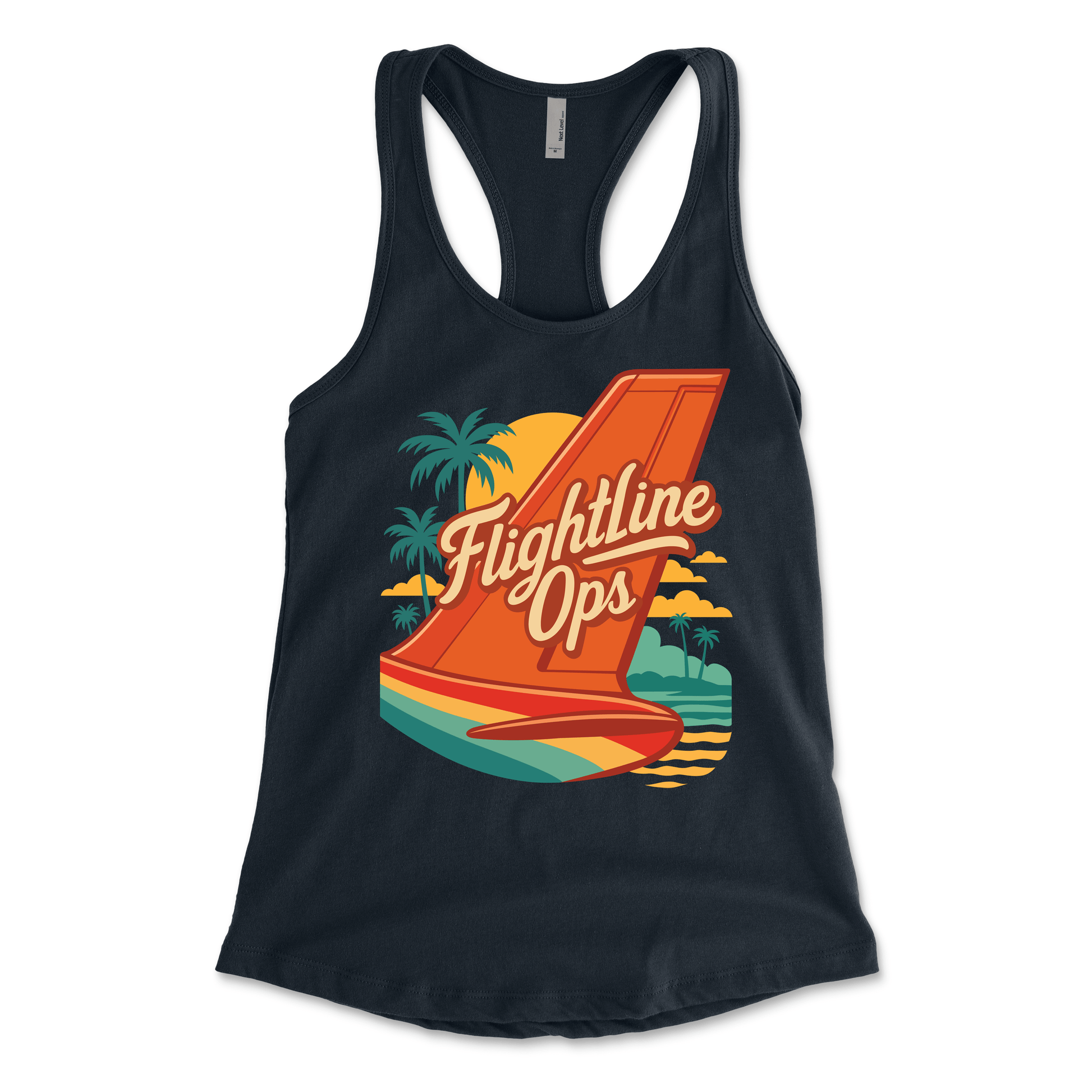 Flightline Ops Tail Women's Racerback