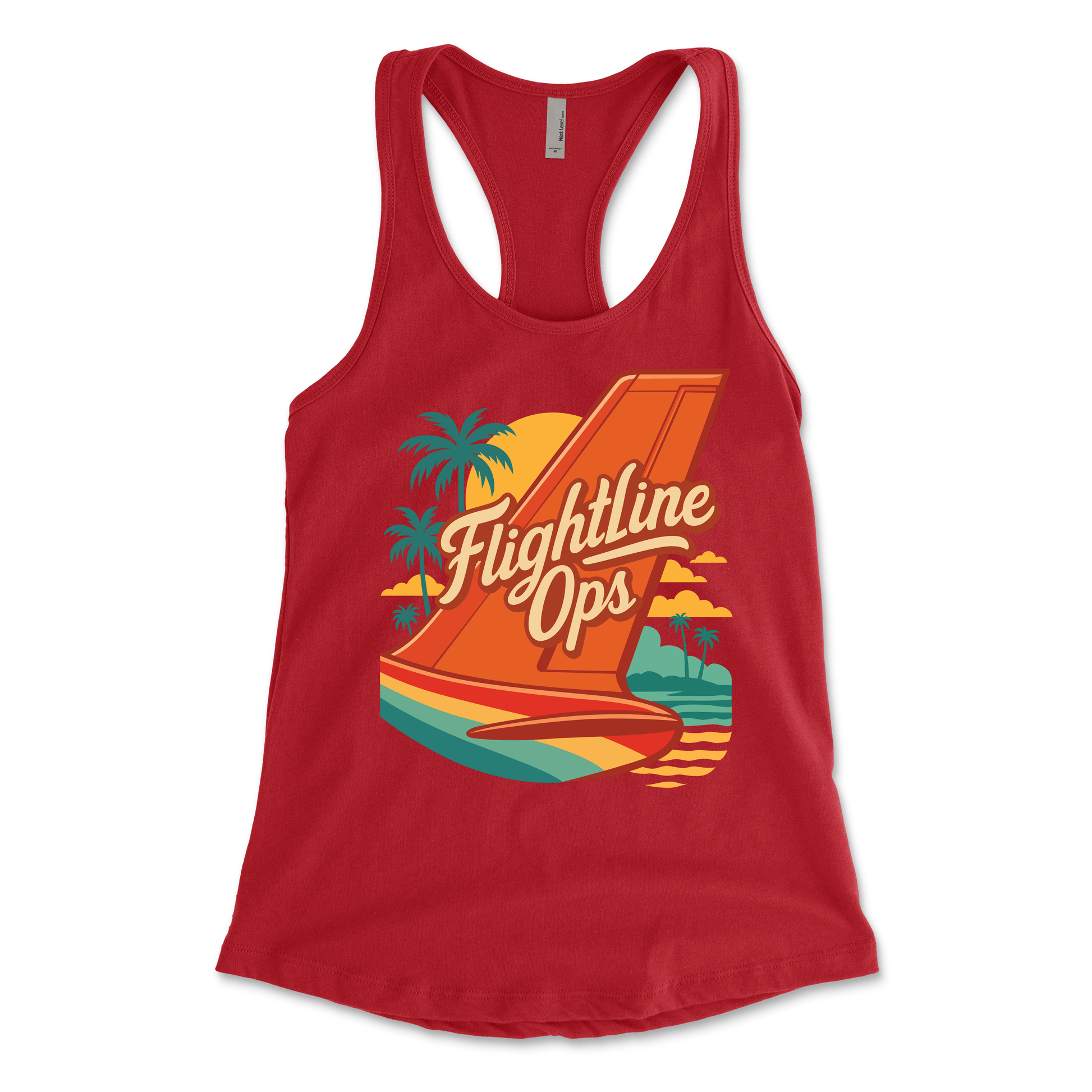 Flightline Ops Tail Women's Racerback