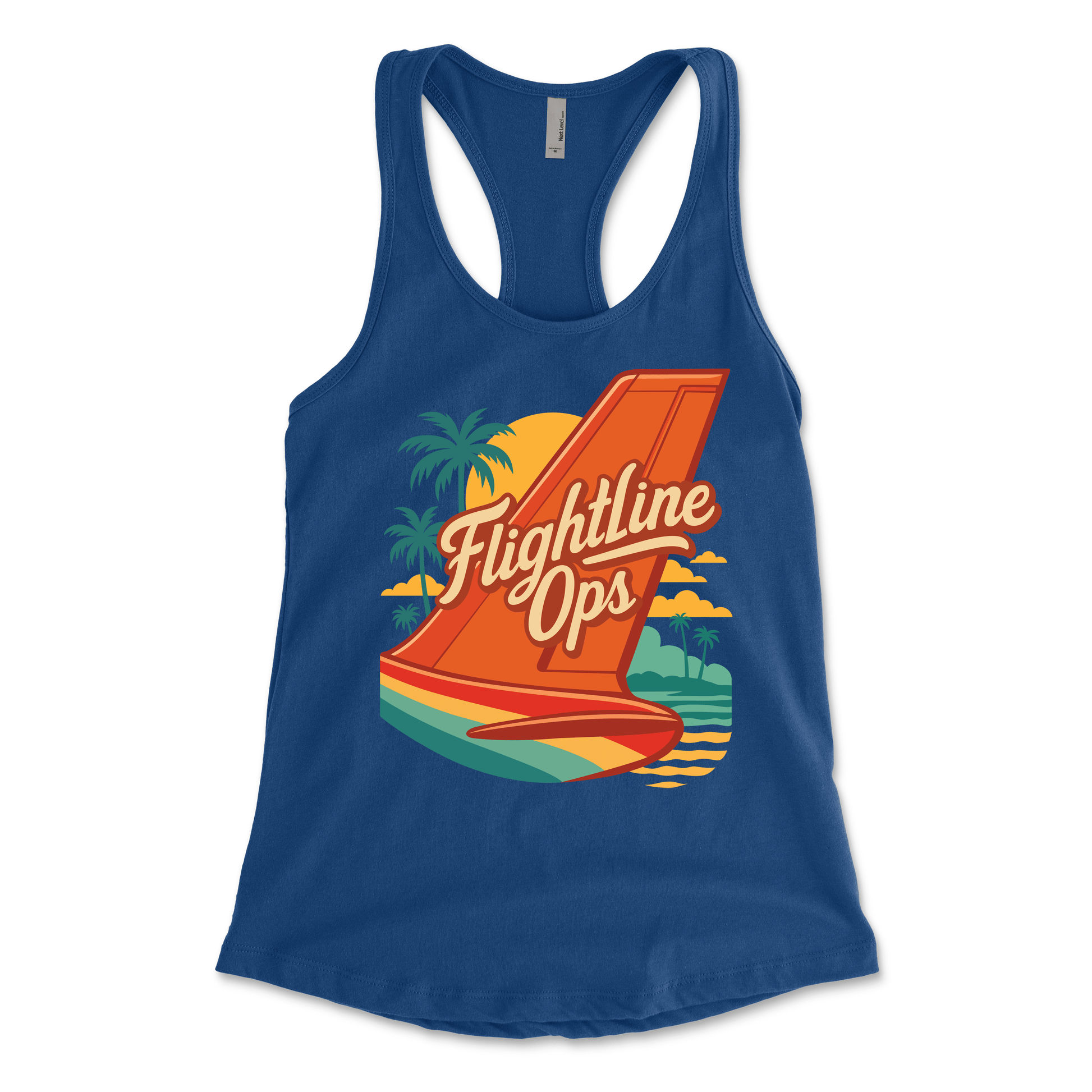 Flightline Ops Tail Women's Racerback