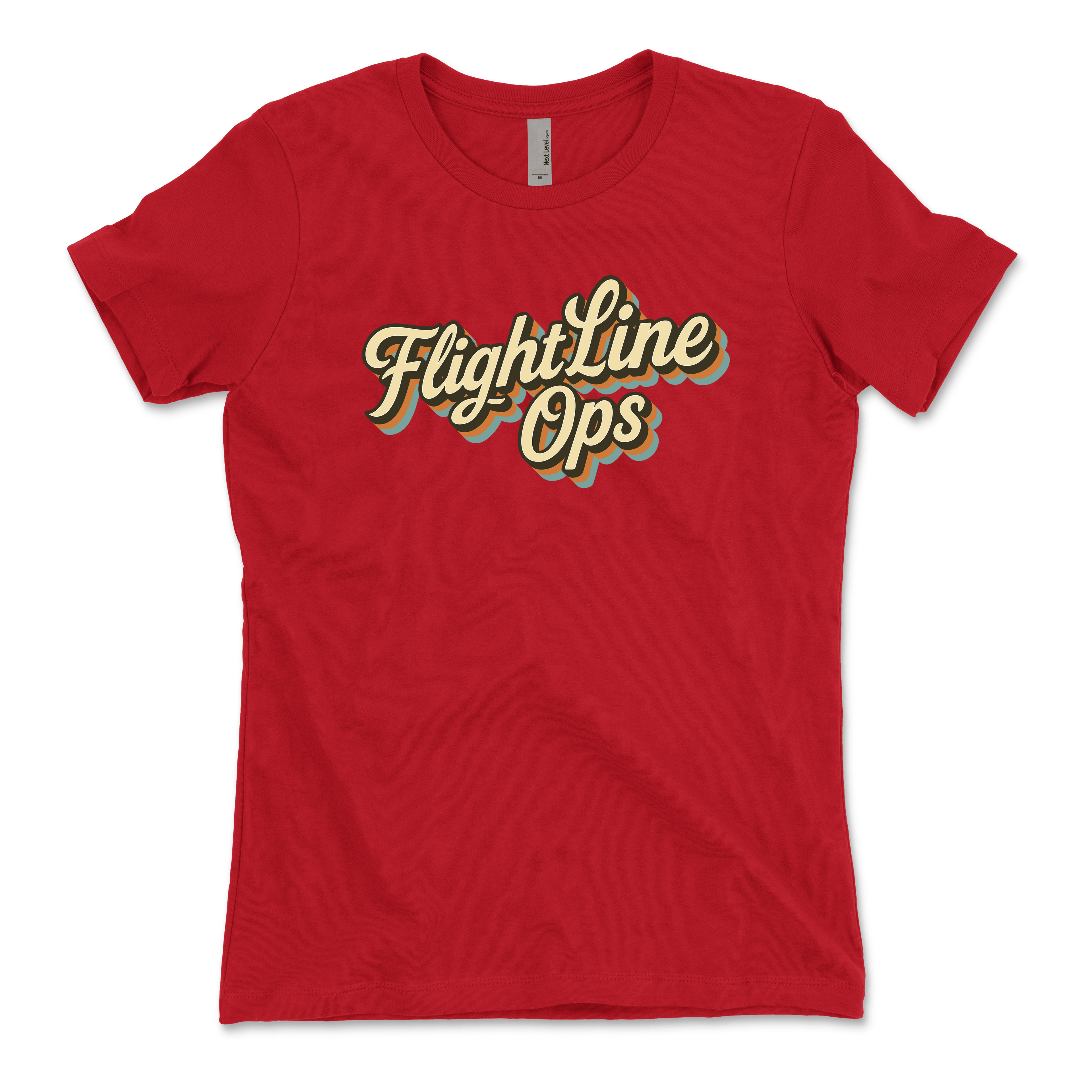 Flightline Ops Aloha Script Women's T-Shirt