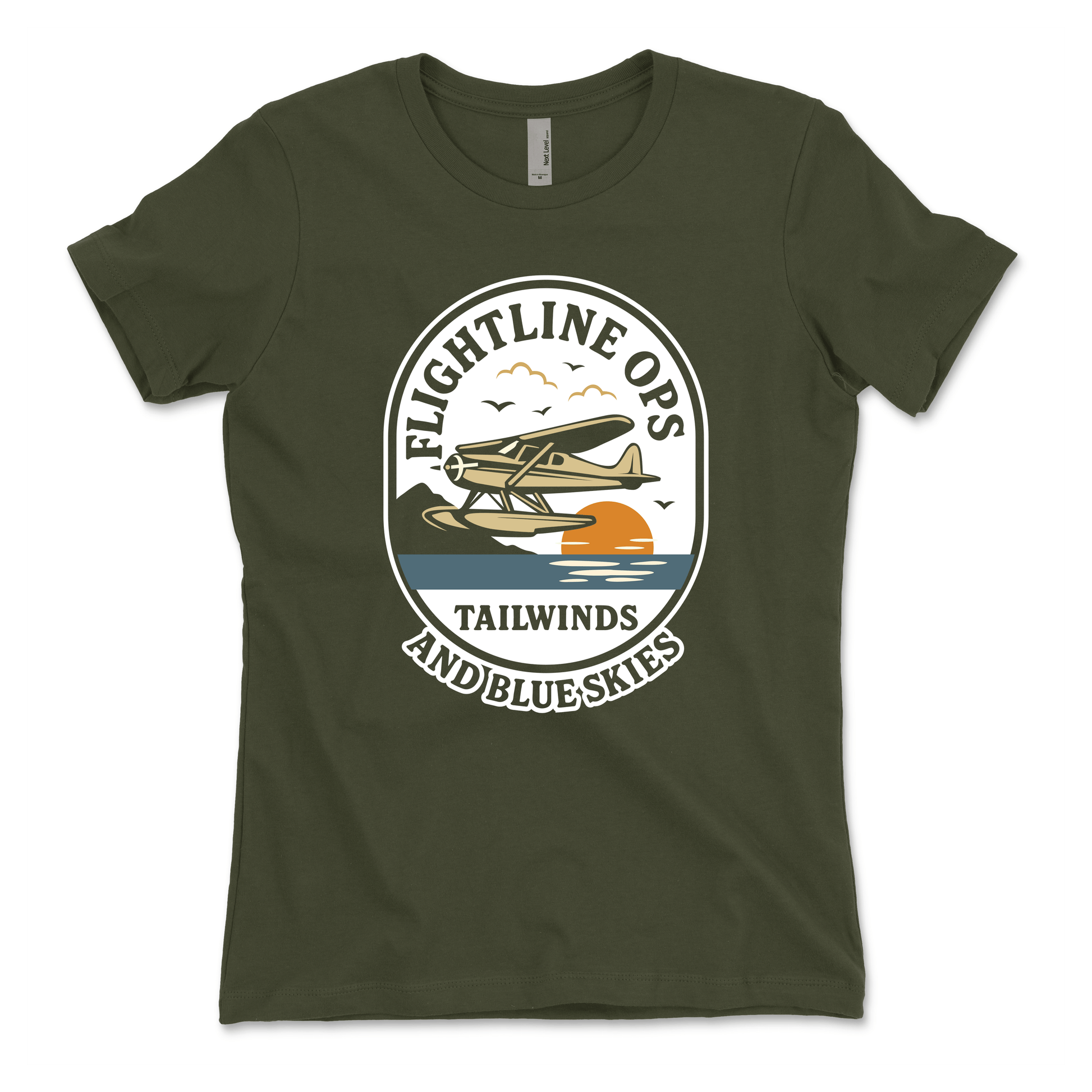 Flightline Ops Tailwinds & Blue Skies Women's T-Shirt