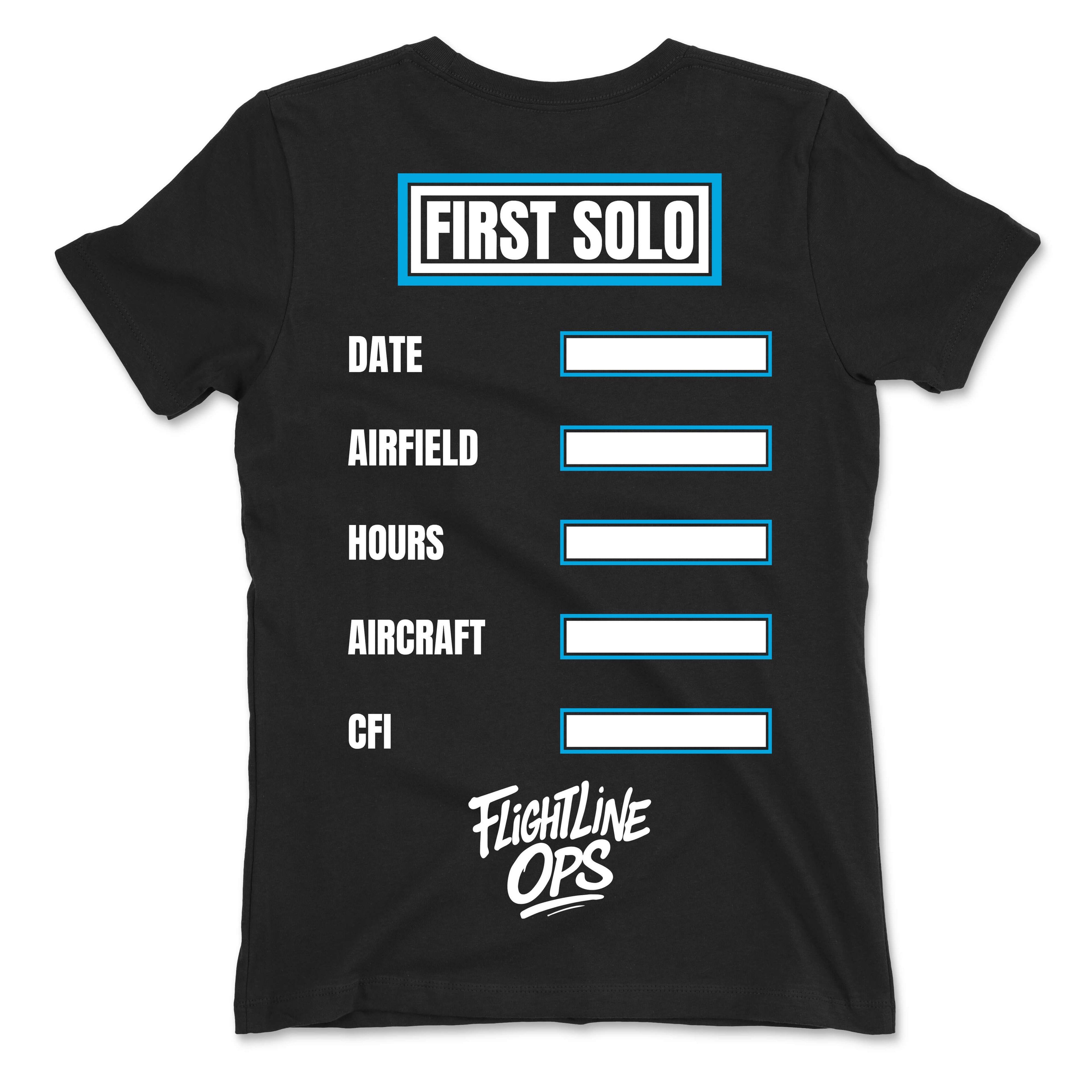 Flightline Ops First Solo Women's T-Shirt