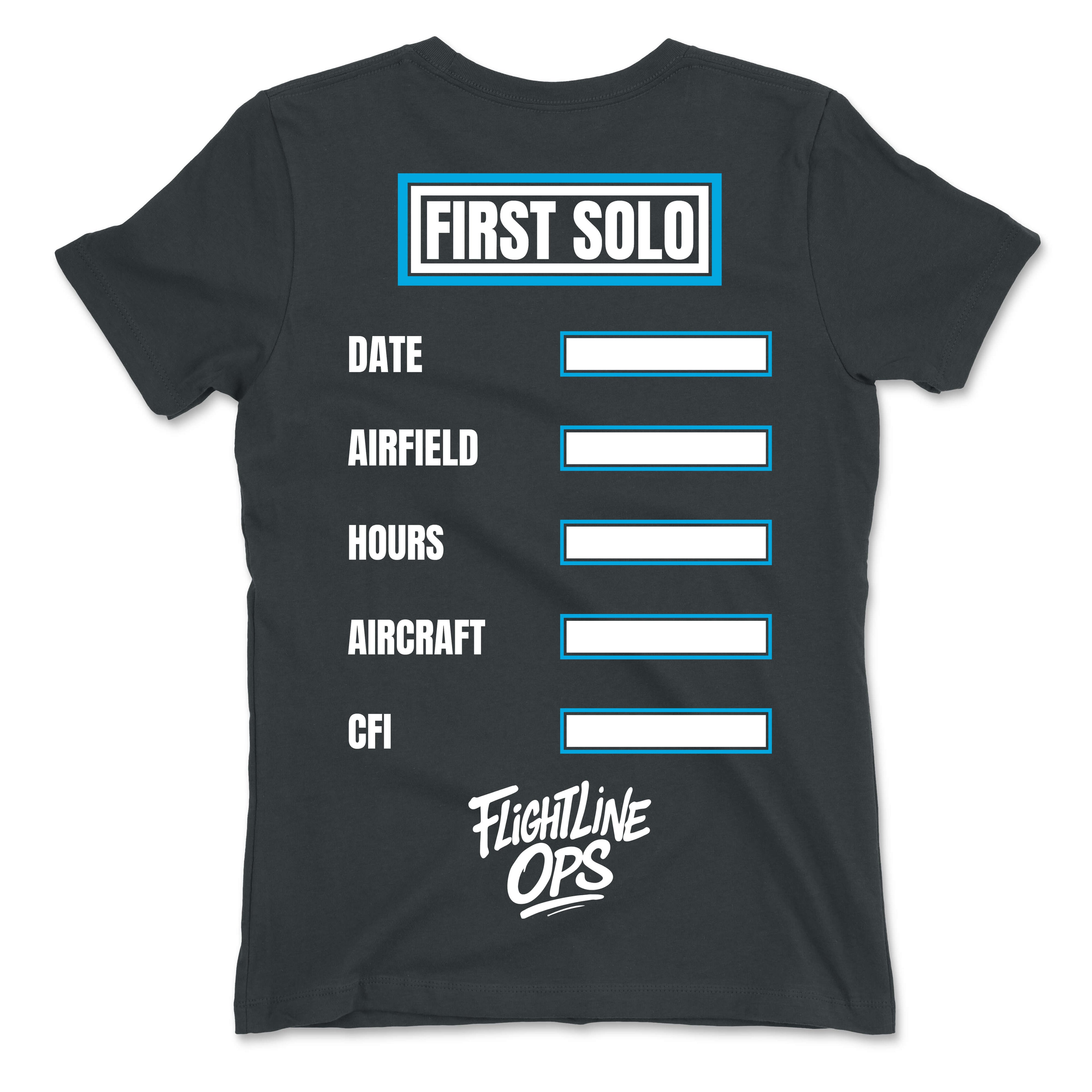 Flightline Ops First Solo Women's T-Shirt