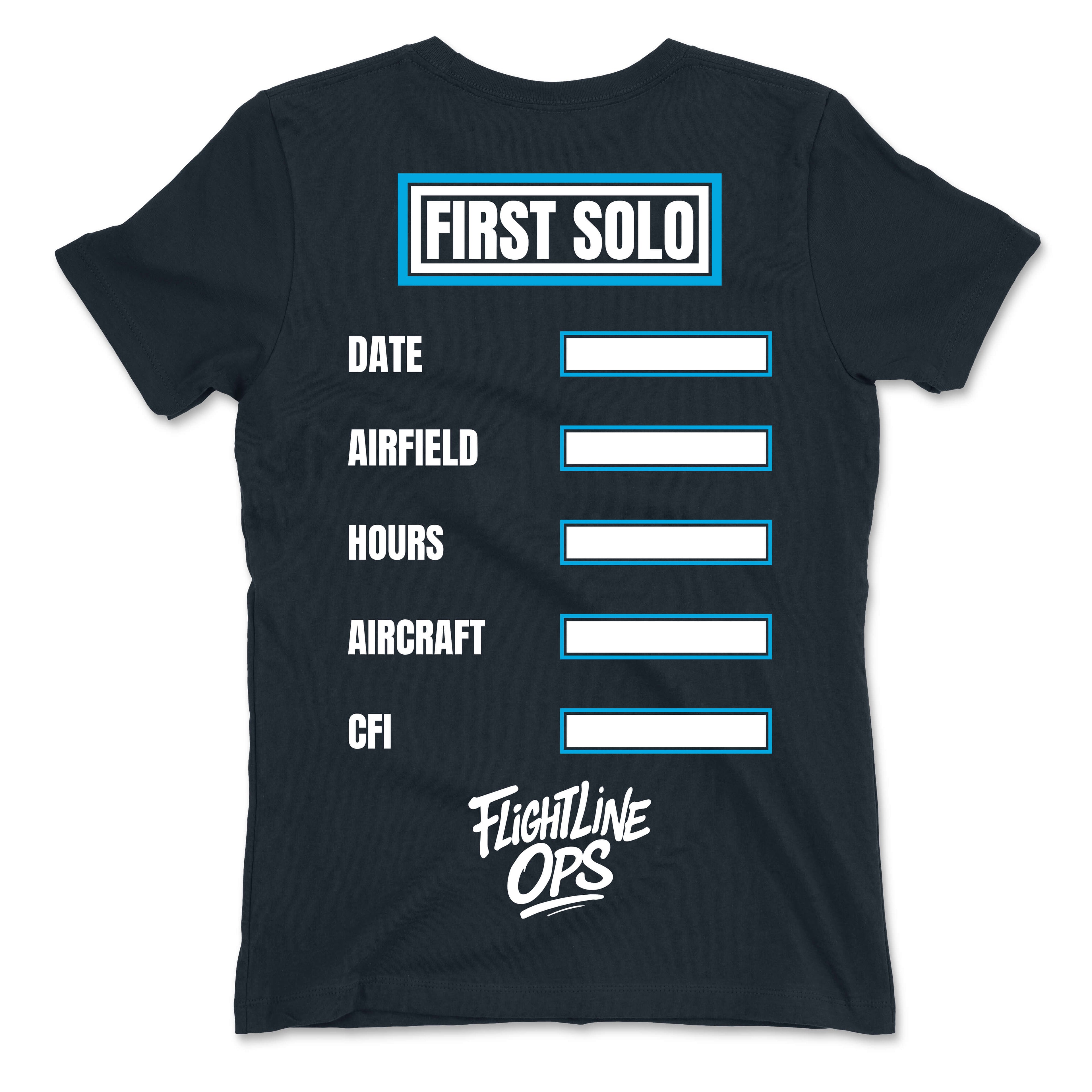 Flightline Ops First Solo Women's T-Shirt
