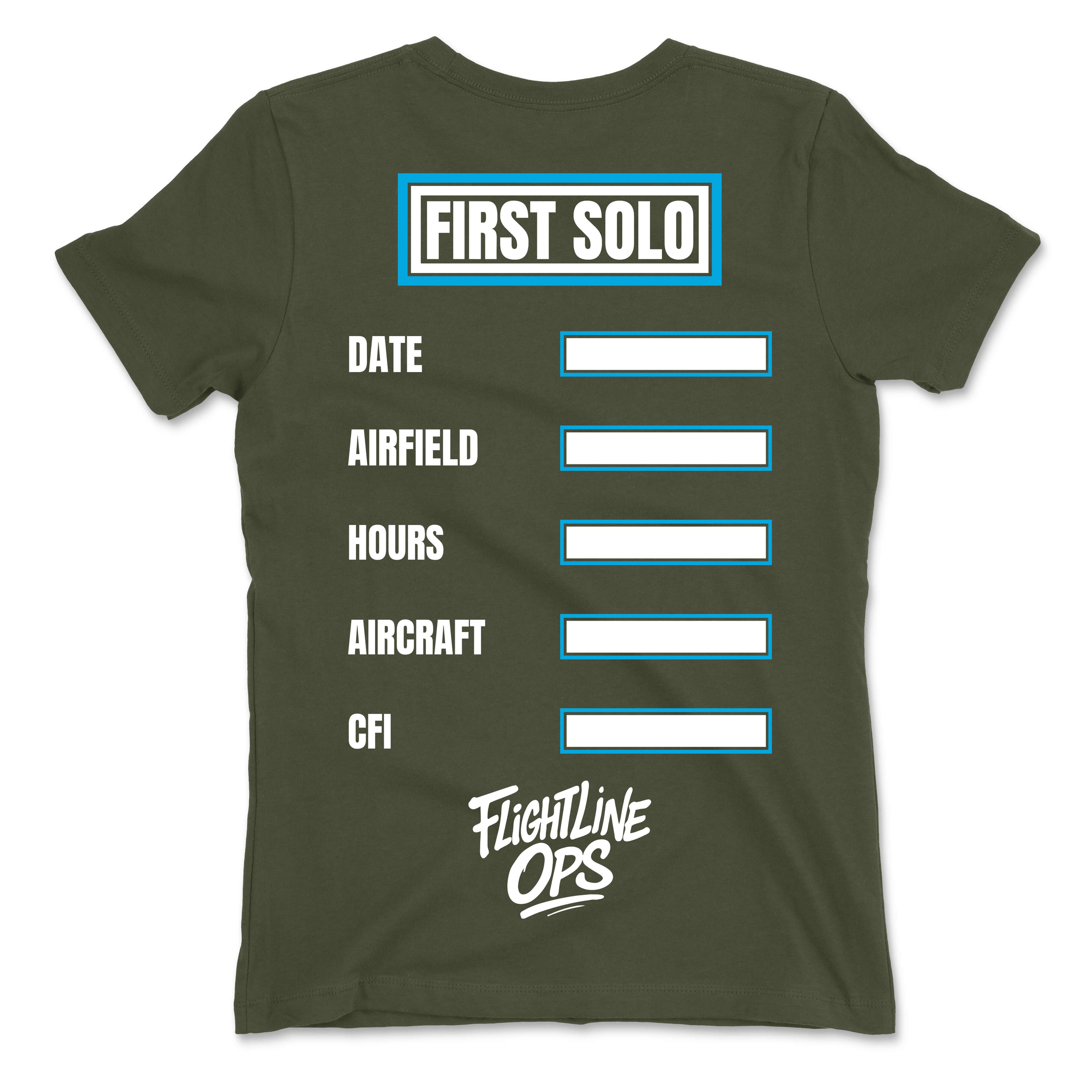 Flightline Ops First Solo Women's T-Shirt