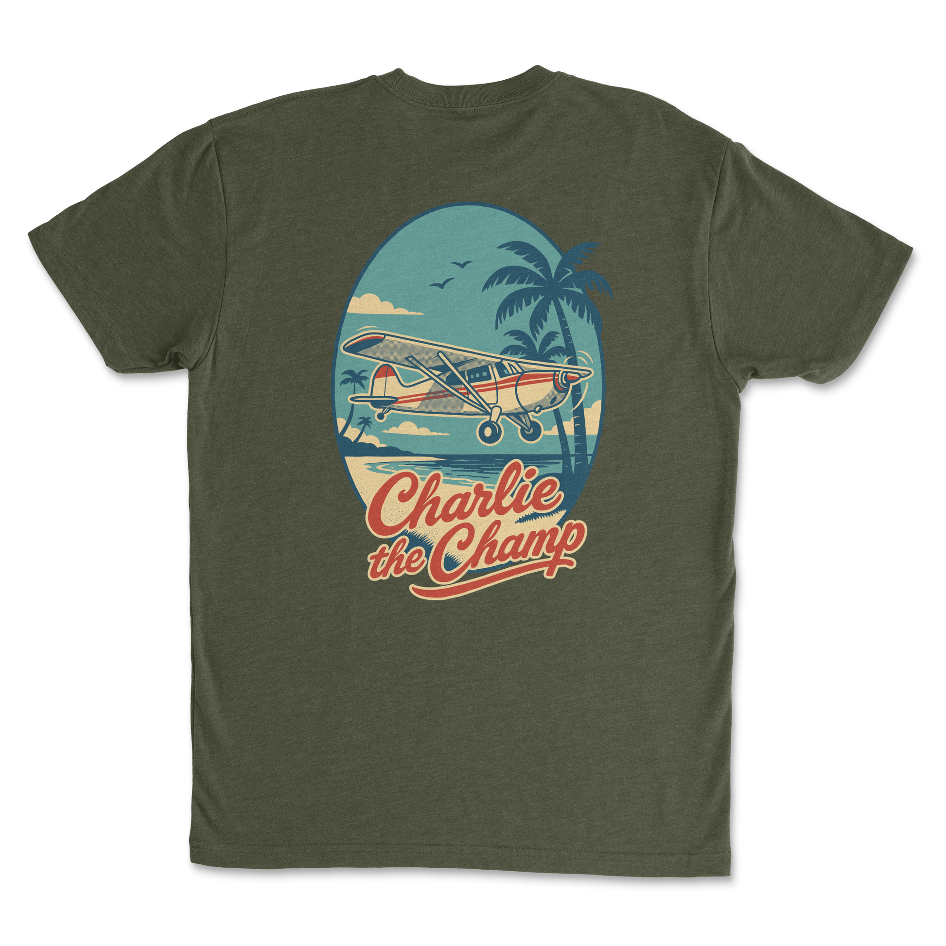 Flightline Ops Charlie The Champ Men's T-Shirt