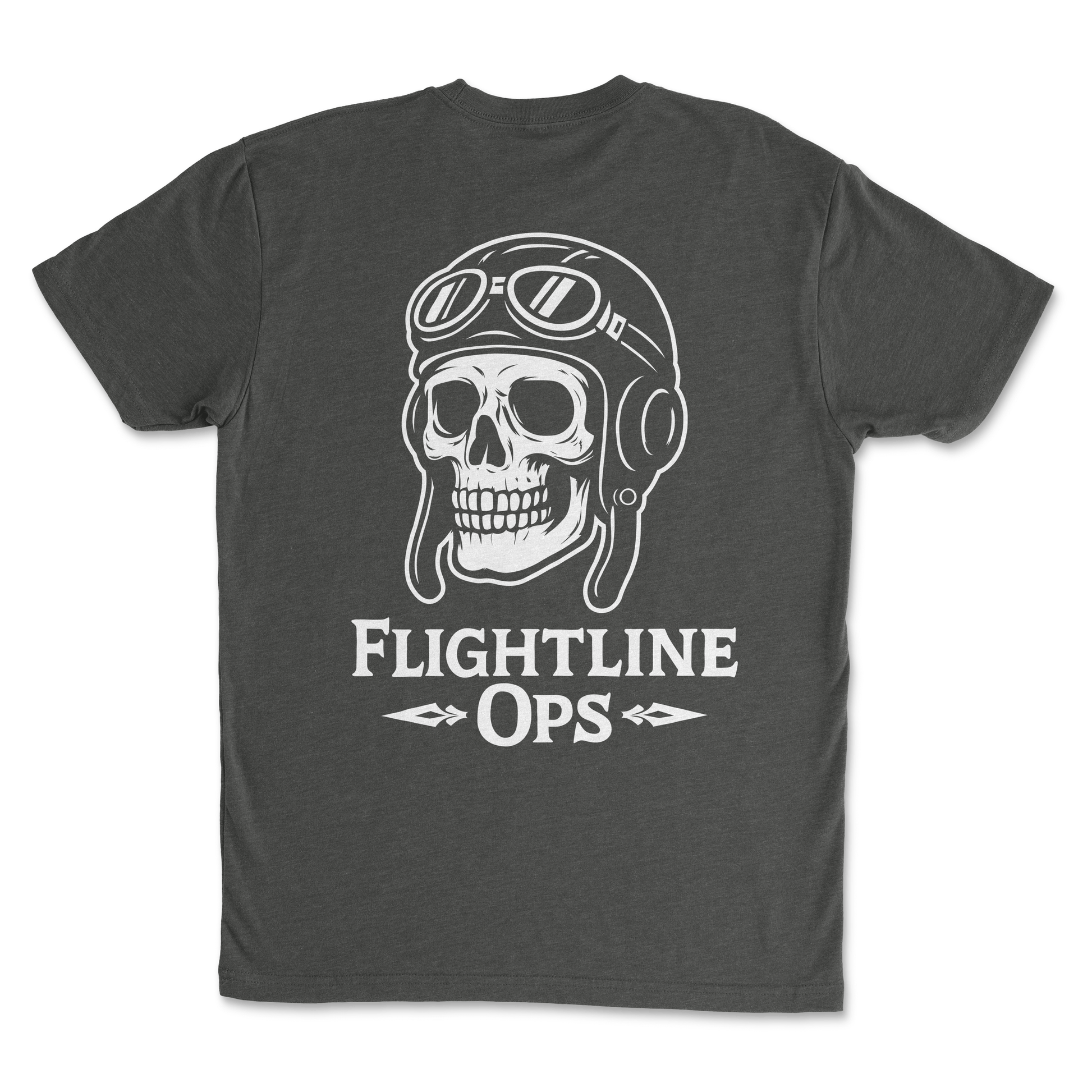 Flightline Ops AV8 Skull Men's T-Shirt
