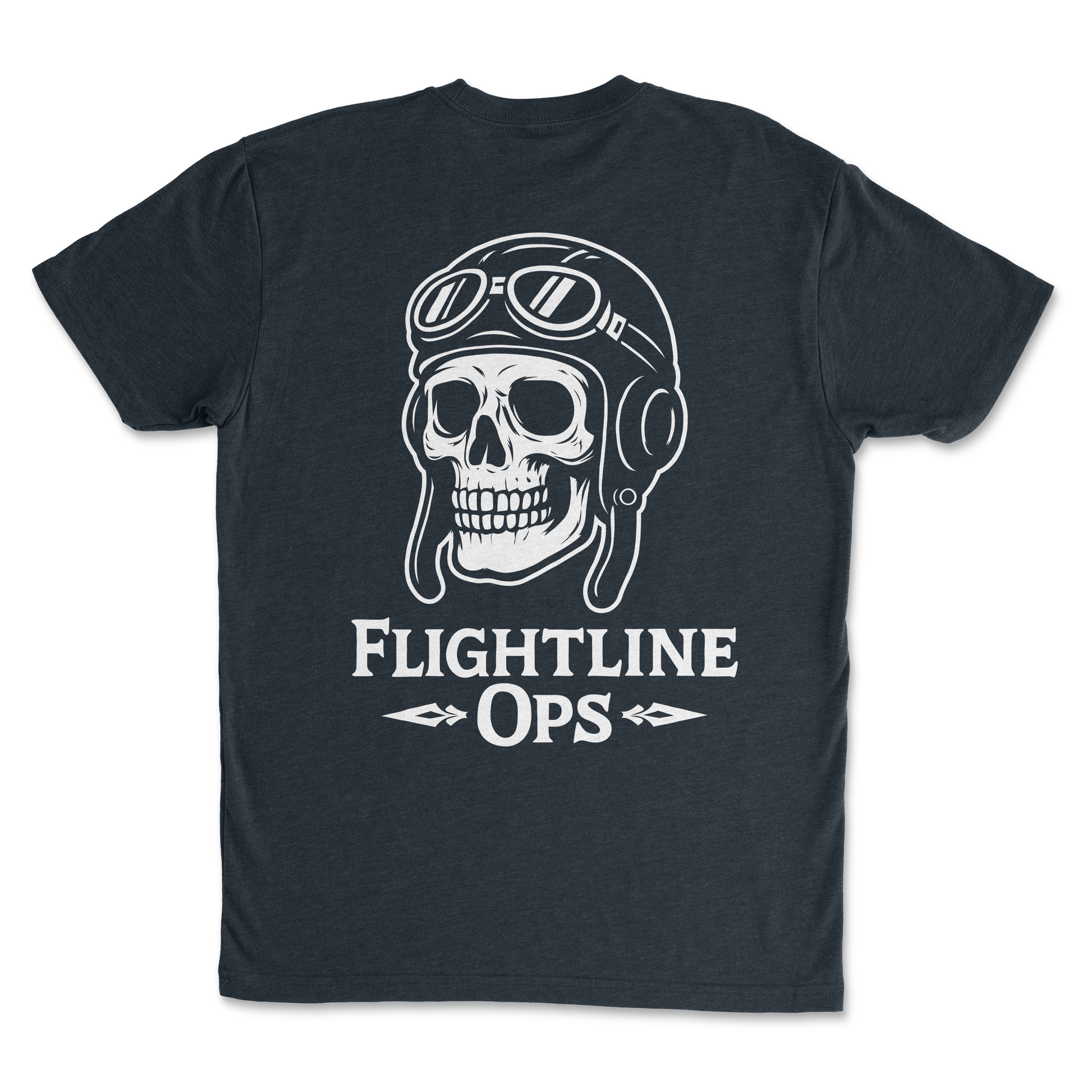 Flightline Ops AV8 Skull Men's T-Shirt