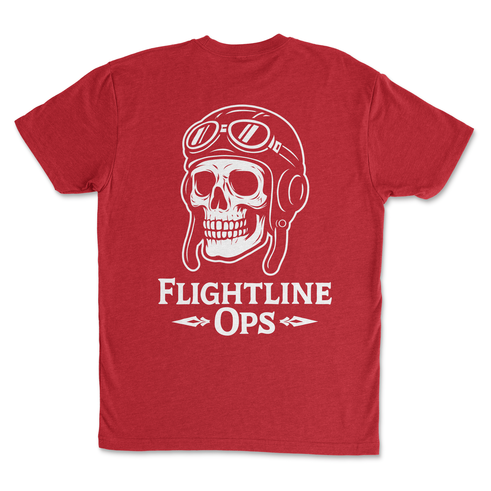 Flightline Ops AV8 Skull Men's T-Shirt