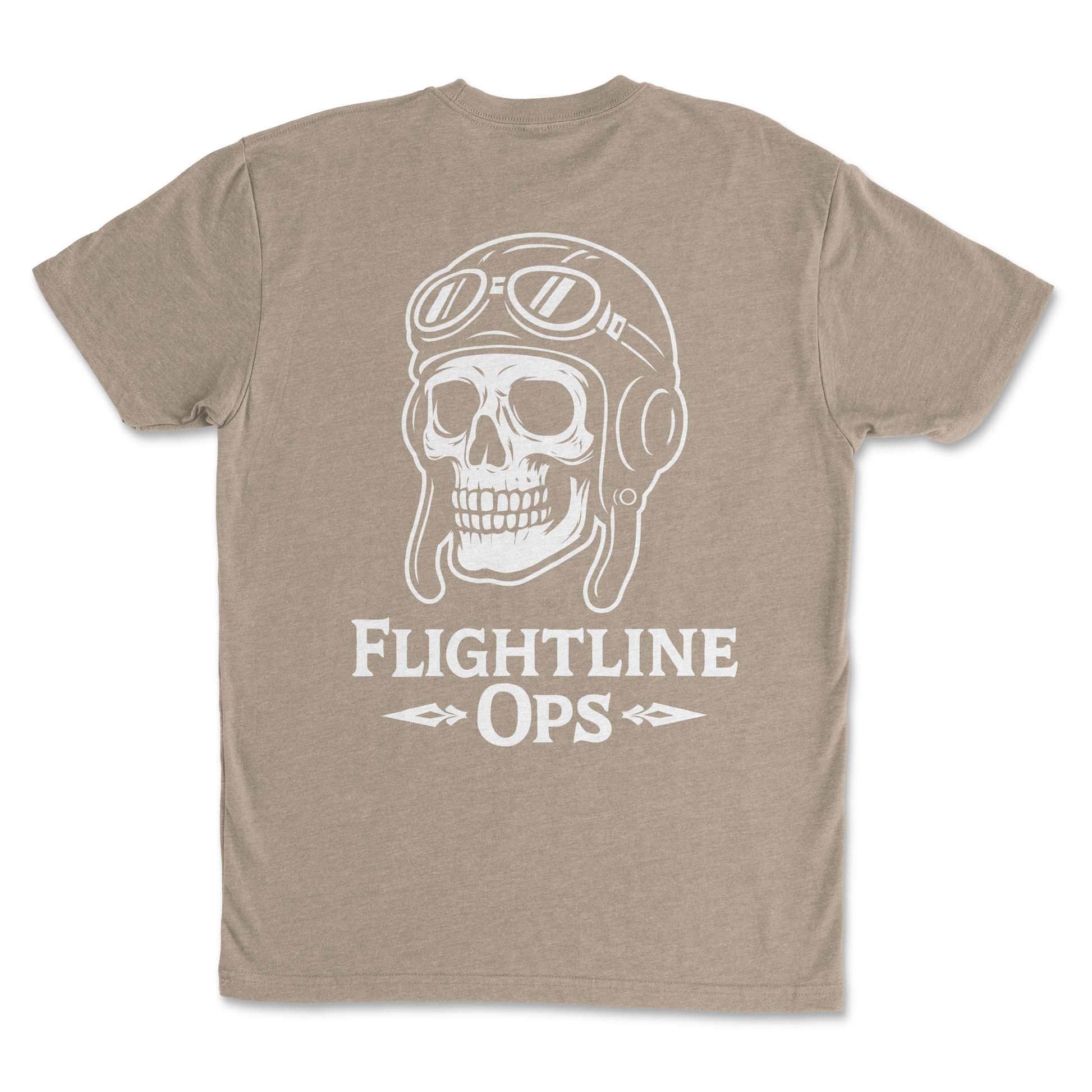 Flightline Ops AV8 Skull Men's T-Shirt