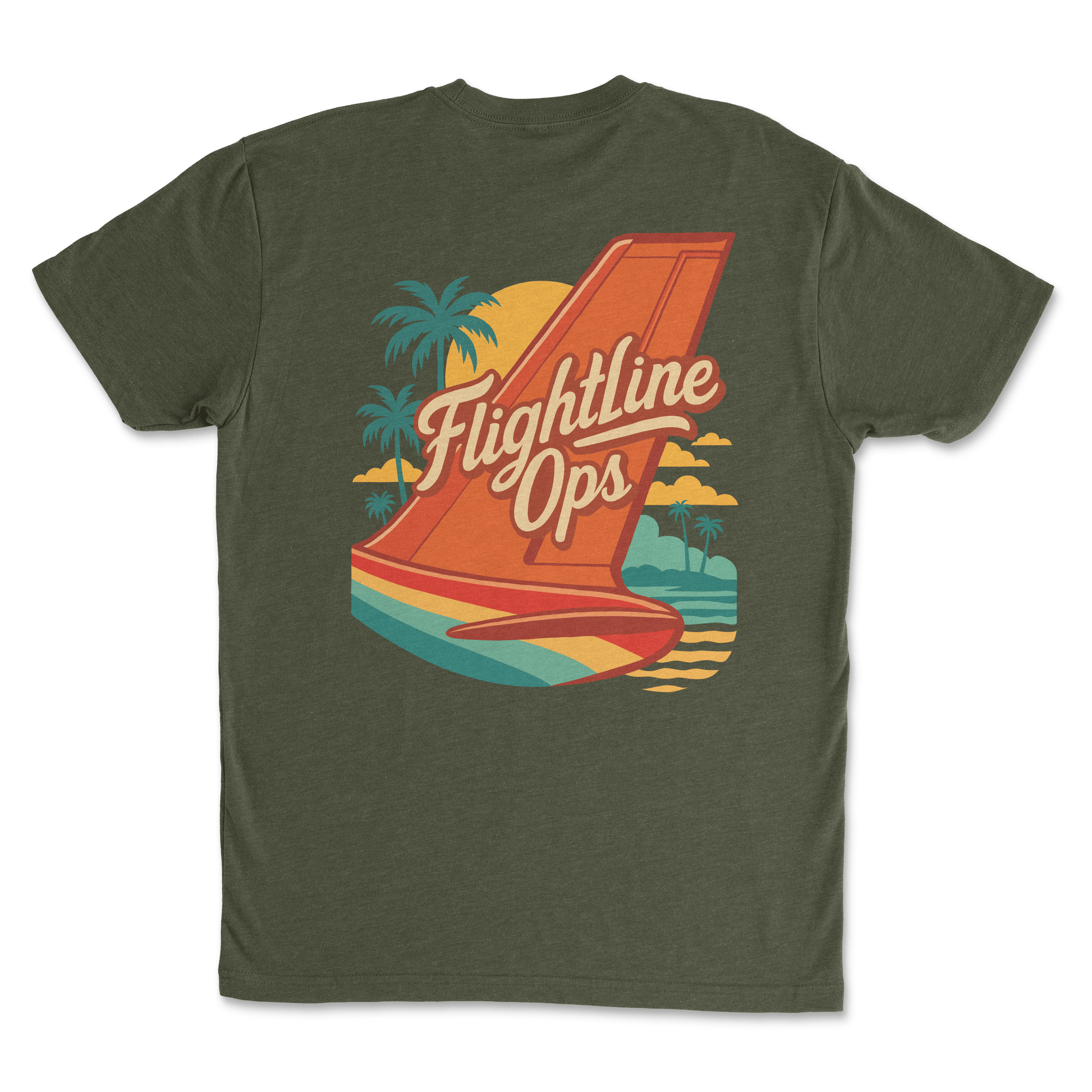 Flightline Ops Tail Men's T-Shirt