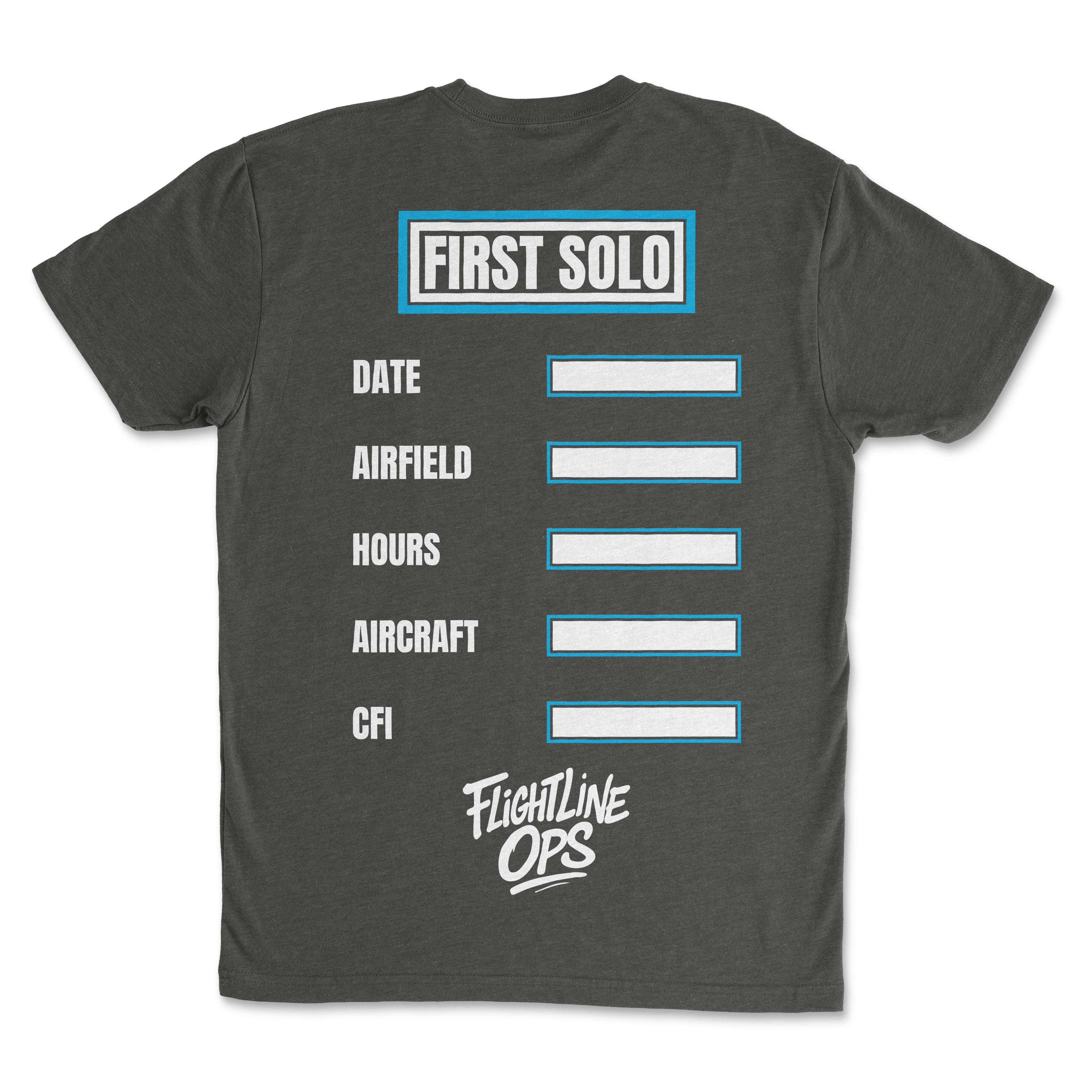 Flightline Ops First Solo Men's T-Shirt