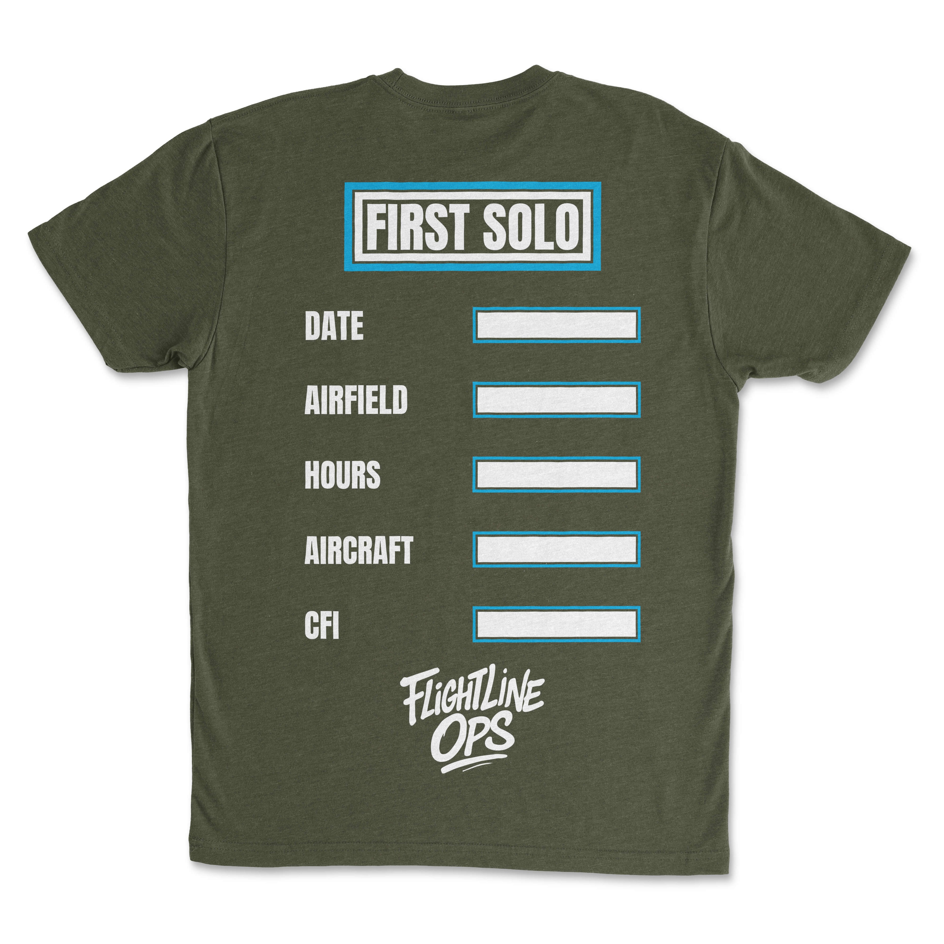 Flightline Ops First Solo Men's T-Shirt