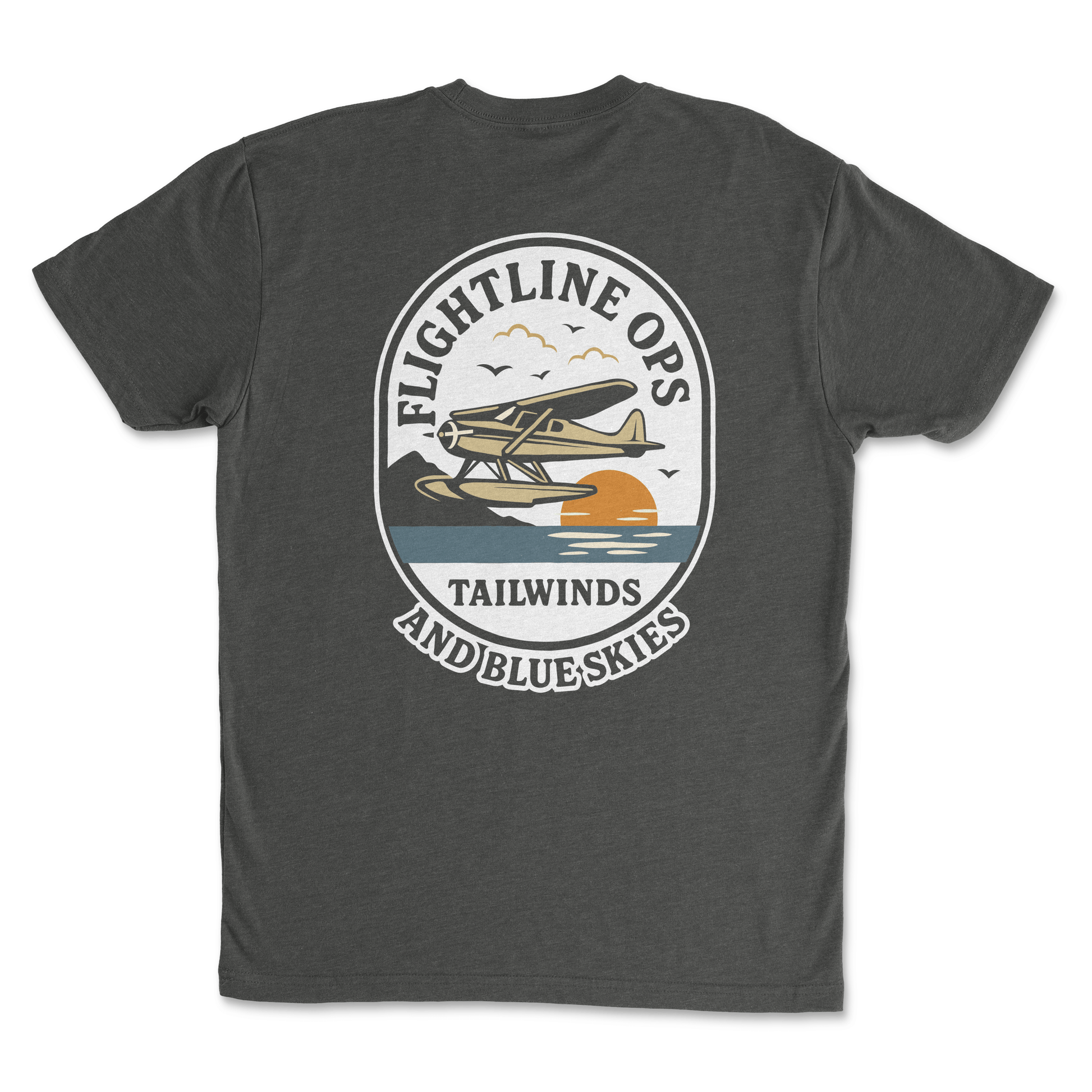Flightline Ops Tailwinds & Blue Skies Men's T-Shirt