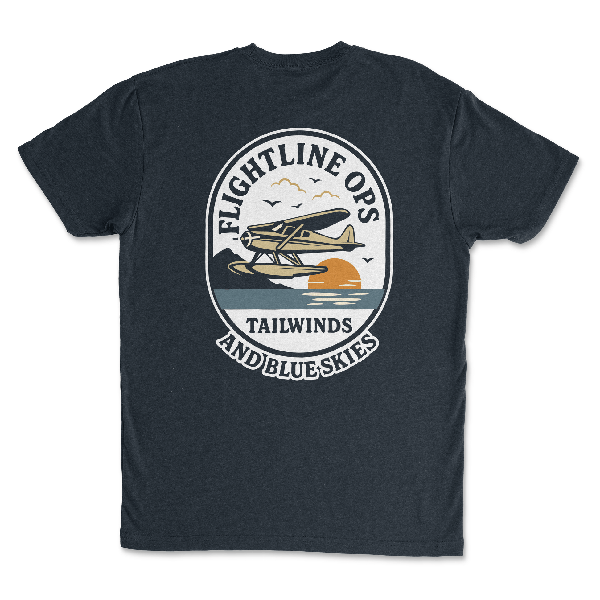 Flightline Ops Tailwinds & Blue Skies Men's T-Shirt