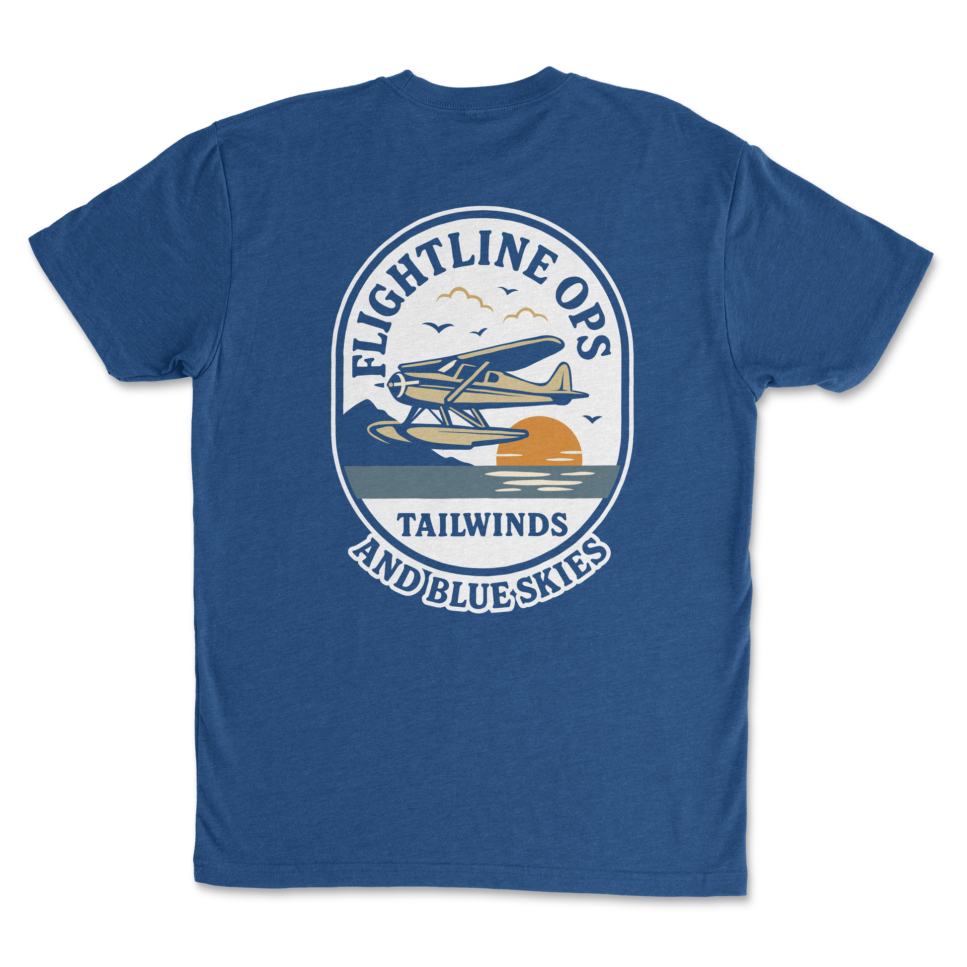 Flightline Ops Tailwinds & Blue Skies Men's T-Shirt