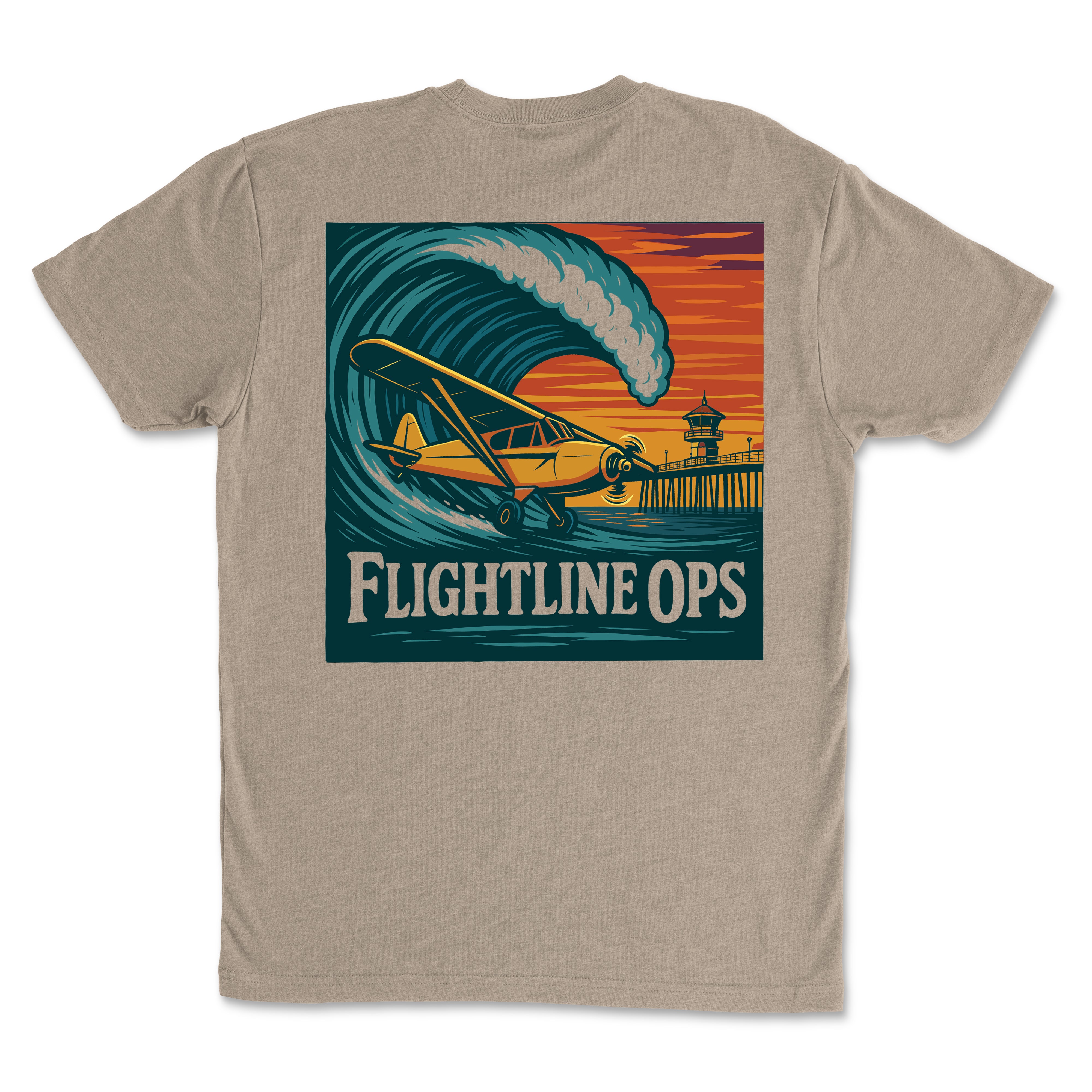 Flightline Ops Wave Men's T-Shirt