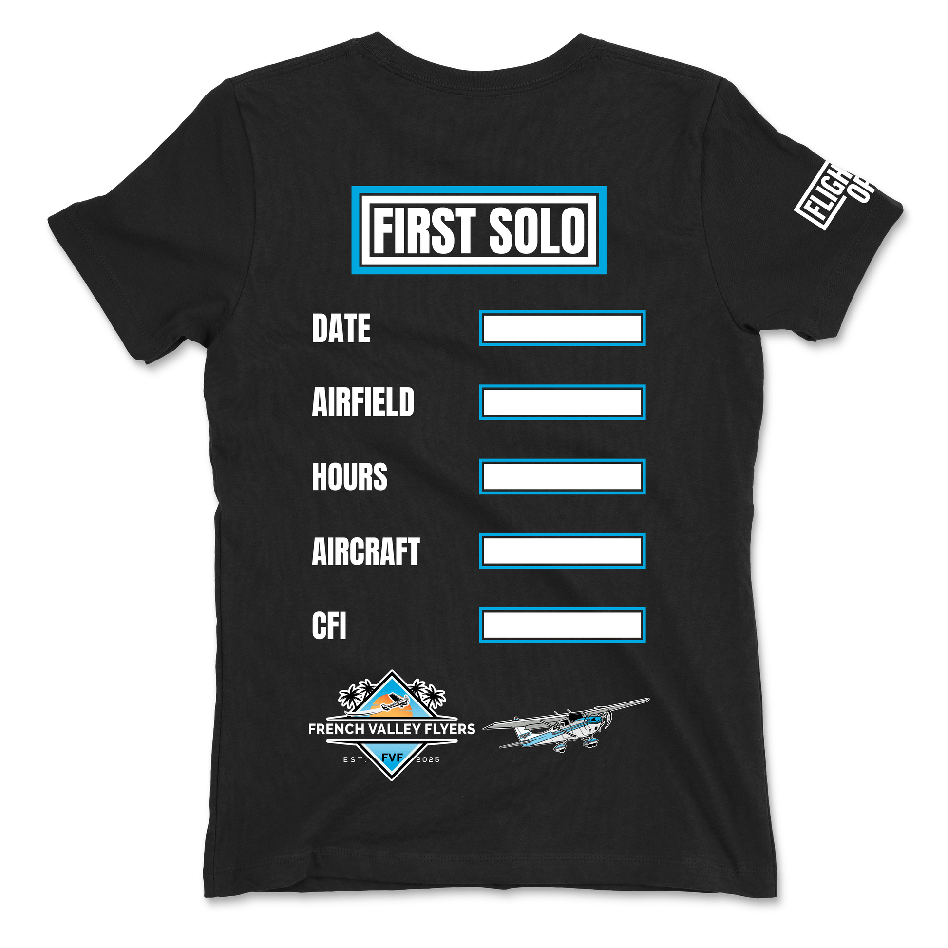 French Valley Flyers First Solo Women's T-Shirt